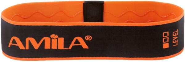 AMILA Fabric Hipband Λάστιχο Γυμναστικής Κυκλικό Μαλακό Κόκκινο