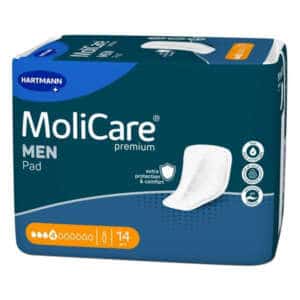 Hartmann Molicare Premium Men Σερβιέτα 14 τεμάχια 4 Σταγόνων
