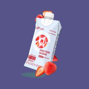 Qnt Delicious Whey Shake Tetra 25 g Protein Strawber 330 ml