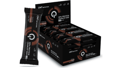 QNT Crunchy Bar 40% Protein, Chocolate