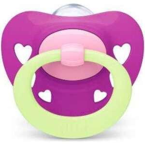 Nuk Πιπίλα Σιλικόνης No 3 Signature Night 1 Τεμάχιο  Με Θήκη