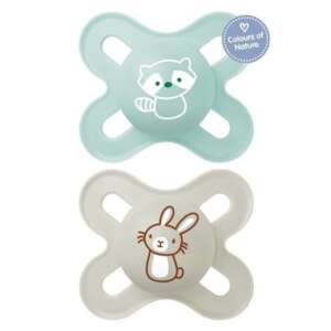 Mam Πιπίλα Start Σιλικόνης 0-2 Μηνών Unisex Χ2