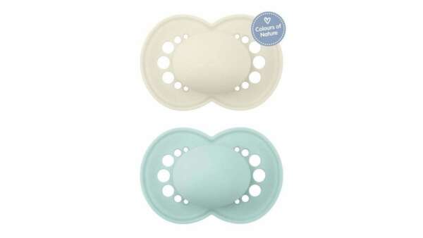 Mam Πιπίλα Σιλικόνης Colours Of Nature Matt 6-16 Μηνών Unisex Χ2