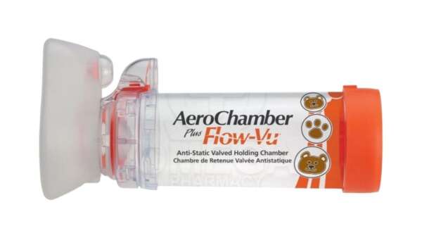 Aerochamber Plus Αεροθάλαμος Εισπνοών Βρεφικός 0-18 Μηνών με Μάσκα