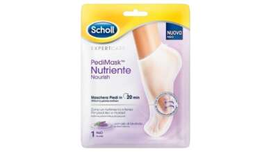 Scholl Pedimask Nutriente Nourish Μάσκα Ποδιών Με Έλαιο Λεβάντας X1 Ζευγάρι