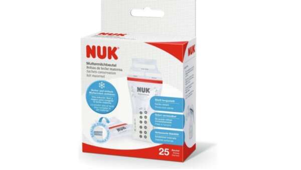Nuk Σακουλάκια Φύλαξης Μητρικού Γάλακτος Χ25
