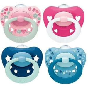 Nuk Πιπίλα Signature Σιλικόνης Ορθοδοντική 6-18m Με Θήκη  X1