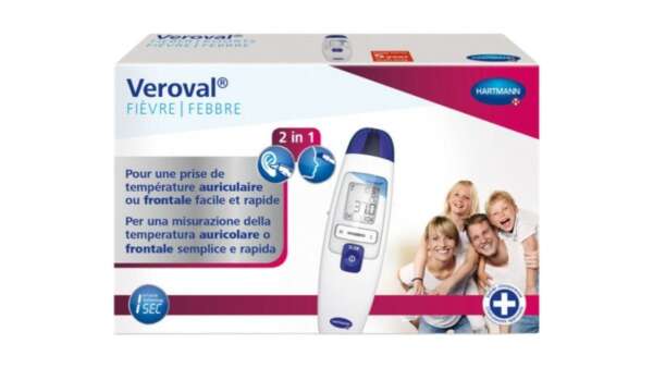 Hartmann Veroval Febra Ds-22 Θερμόμετρο Πυρετού Για Ανέπαφη Θερμομέτρηση Μέτωπο