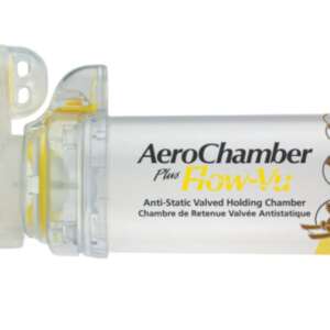 Aerochamber Plus Flow-Vu Παιδικό Με Μάσκα Κίτρινο
