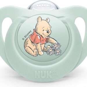Nuk Ψευδοθηλαστρο Σιλικονη Star Disney Μεγ.2 1 τμχ με Θηκη Winnie