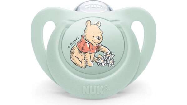 Nuk Ψευδοθηλαστρο Σιλικονη Star Disney Μεγ.2 1 τμχ με Θηκη Winnie