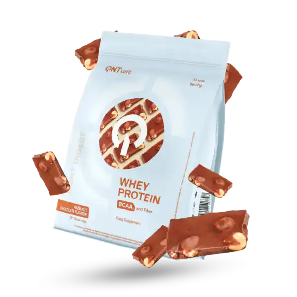 Qnt Light Digest Whey Protein Hazelnut Chocolate 500 g