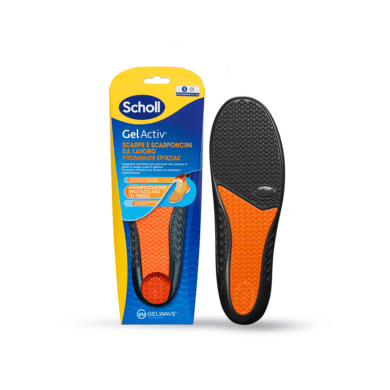 Scholl Gel Activ Ανατομικοί Πάτοι Παπουτσιών Εργασίας 1 Ζευγάρι