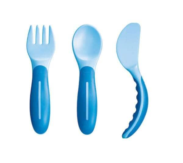 Mam Baby’s Cutlery: Πιρουνάκι, Κουταλάκι, Μαχαιράκι για 6+ Μηνών, 515 g