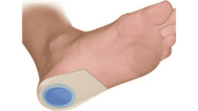 Deramed Vita Orthopaedics Blue Dot Heel Υποπτέρνια από Σιλικόνη 07-2-022 2τμχ