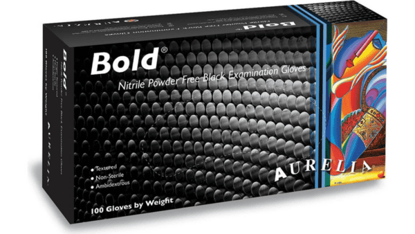 Aurelia Bold, Γάντια Νιτριλίου Μαύρα Medium