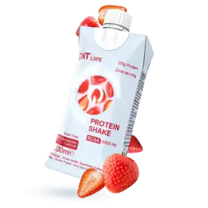 Qnt Delicious Whey Shake Tetra 25 g Protein Strawberry 330 ml