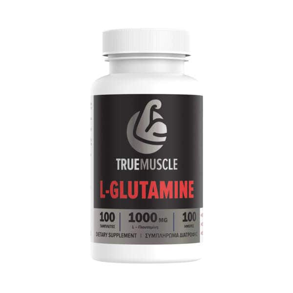 True Muscle True Muscle L-Glutamine 1000mg 100 Κάψουλες