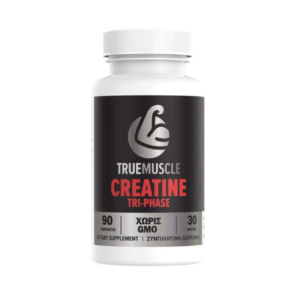 True Muscle Creatine Tri-phase 1667mg 90 κάψουλες