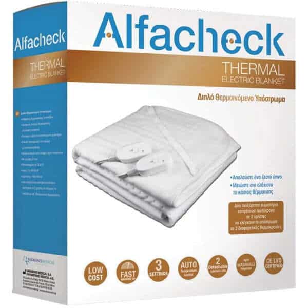 Alfacheck Thermal Διπλό Ηλεκτρικό Υπόστρωμα 140x160εκ.