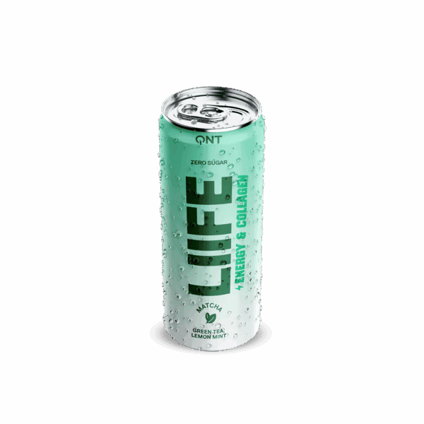 QNT LIIFE ENERGY & COLLAGEN Green Tea, Lemon Mint | 250 ML
