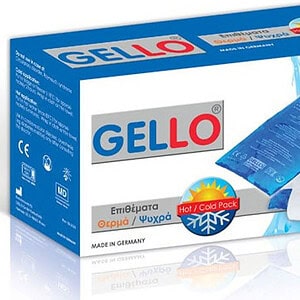 Gello Επίθεμα Gel Κρυοθεραπείας/Θερμοθεραπείας  12x29cm