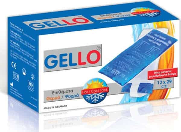 Gello Επίθεμα Gel Κρυοθεραπείας/Θερμοθεραπείας  12x29cm