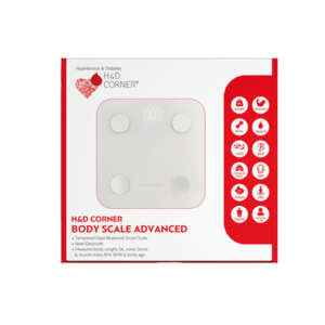 Microlife H&D Corner Smart Ζυγαριά Λευκή