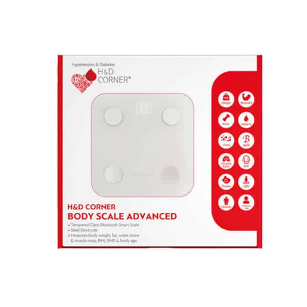 Microlife H&D Corner Smart Ζυγαριά Λευκή