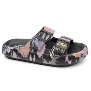 Level Anatomic Σαγιονάρα Γυναικεία Μαύρη Φλοράλ 170