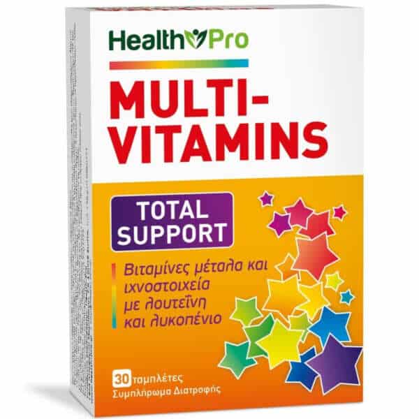Health Pro Multi-Vitamins Total Support Πολυβιταμίνη 30 ταμπλέτες