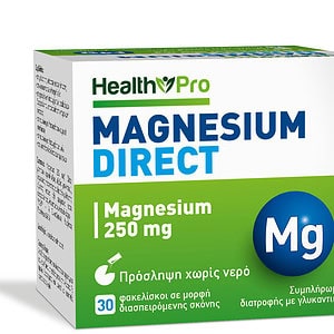 Health Pro Magnesium Direct 250mg 30 φακελίσκοι