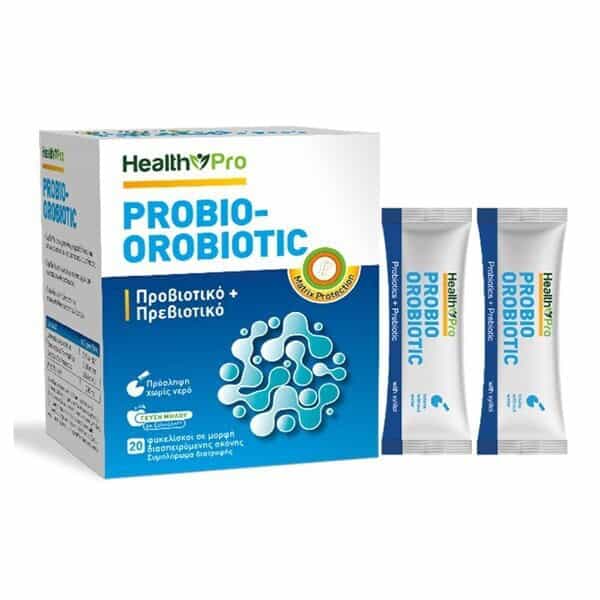 Health Pro Probio-orobiotic  Προβιοτικά 20 φακελίσκοι Μήλο