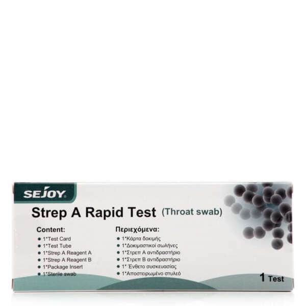 Sejoy A Rapid Test Τεστ Στρεπτόκοκκου 1τμχ