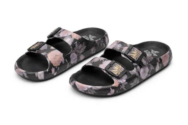 Level Anatomic Σαγιονάρα Γυναικεία Μαύρη Φλοράλ 170 - Image 2