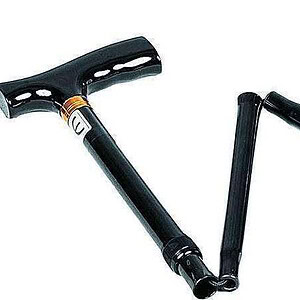 Vita Orthopaedics Μπαστούνι Ρυθμιζόμενο Και Σπαστό Μαύρο