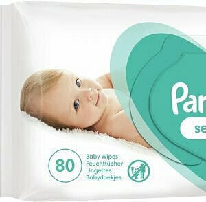 Pampers Sensitive Υποαλλεργικά Μωρομάντηλα  80τμχ