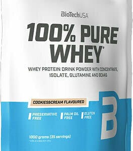 Biotech USA 100% Pure Whey Πρωτεΐνη Cookies & Cream 1kg