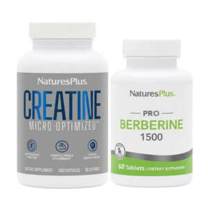 Nature's Plus Promo Pack Berberine 1500mg + Creatine 120Caps