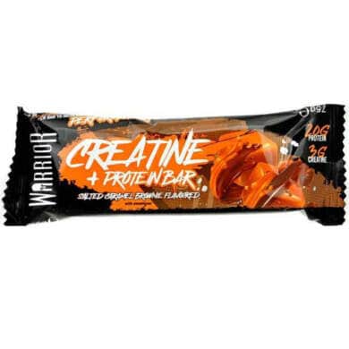 Warrior Creatine-Protein Bar Μπάρα με 3gr Κρεατίνης Salted Caramel 75gr