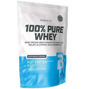 Biotech USA 100% Pure Whey Πρωτεΐνη Black Biscuit 454gr