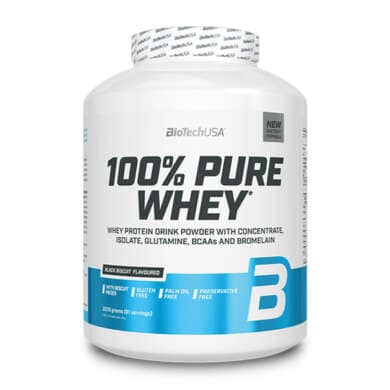 Biotech USA 100% Pure Whey Πρωτεΐνη Black Biscuit 2.27kg