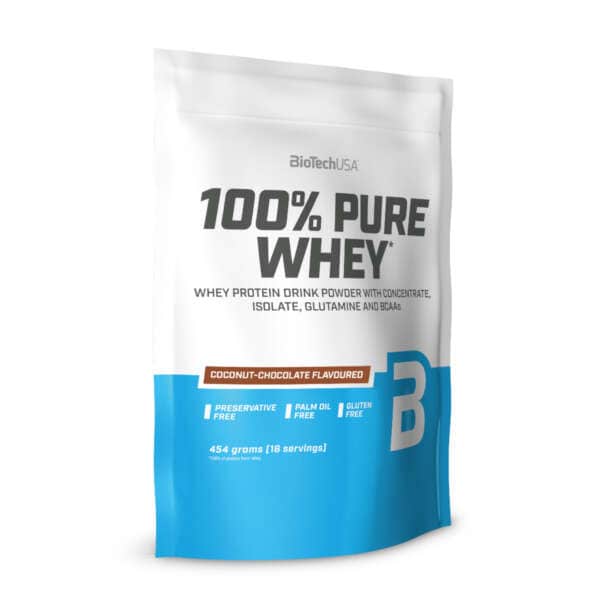 Biotech USA 100% Pure Whey Πρωτεΐνη Coconut Chocolate 454gr
