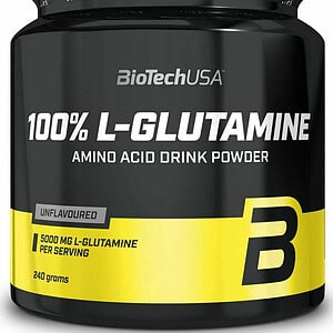 Biotech USA 100% L-Glutamine 240gr Unflavoured