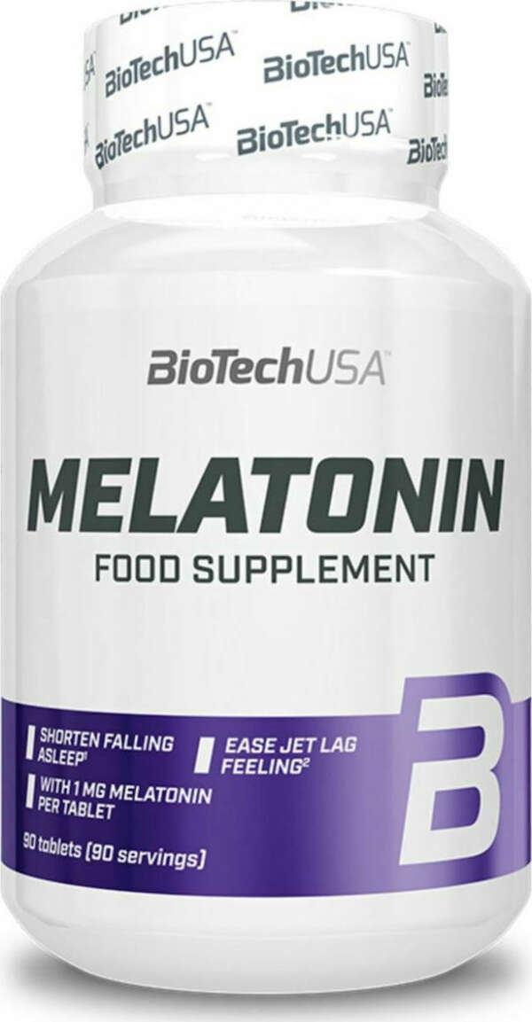 Biotech USA Melatonin Συμπλήρωμα για τον Ύπνο 90 κάψουλες