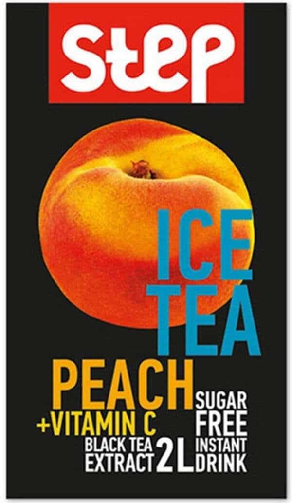 Step Ice Tea Ροδάκινο σε Σκόνη Χωρίς Ανθρακικό 10gr