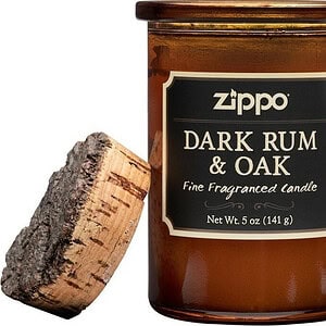 Zippo Αρωματικό Κερί Σόγιας σε Βάζο με Άρωμα Dark Rum & Oak 141gr