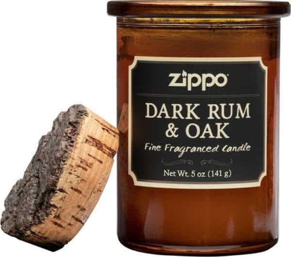 Zippo Αρωματικό Κερί Σόγιας σε Βάζο με Άρωμα Dark Rum & Oak 141gr