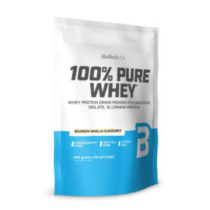 Biotech USA 100% Pure Whey Πρωτεΐνη Bourbon Vanilla 454gr
