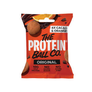The Protein Ball Co. Whey Balls Cocoa & Orange Χωρίς Γλουτένη 45gr